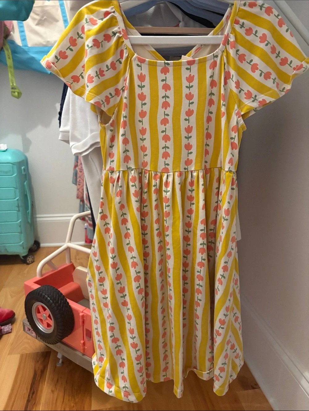 Hanna andersson cross back dress